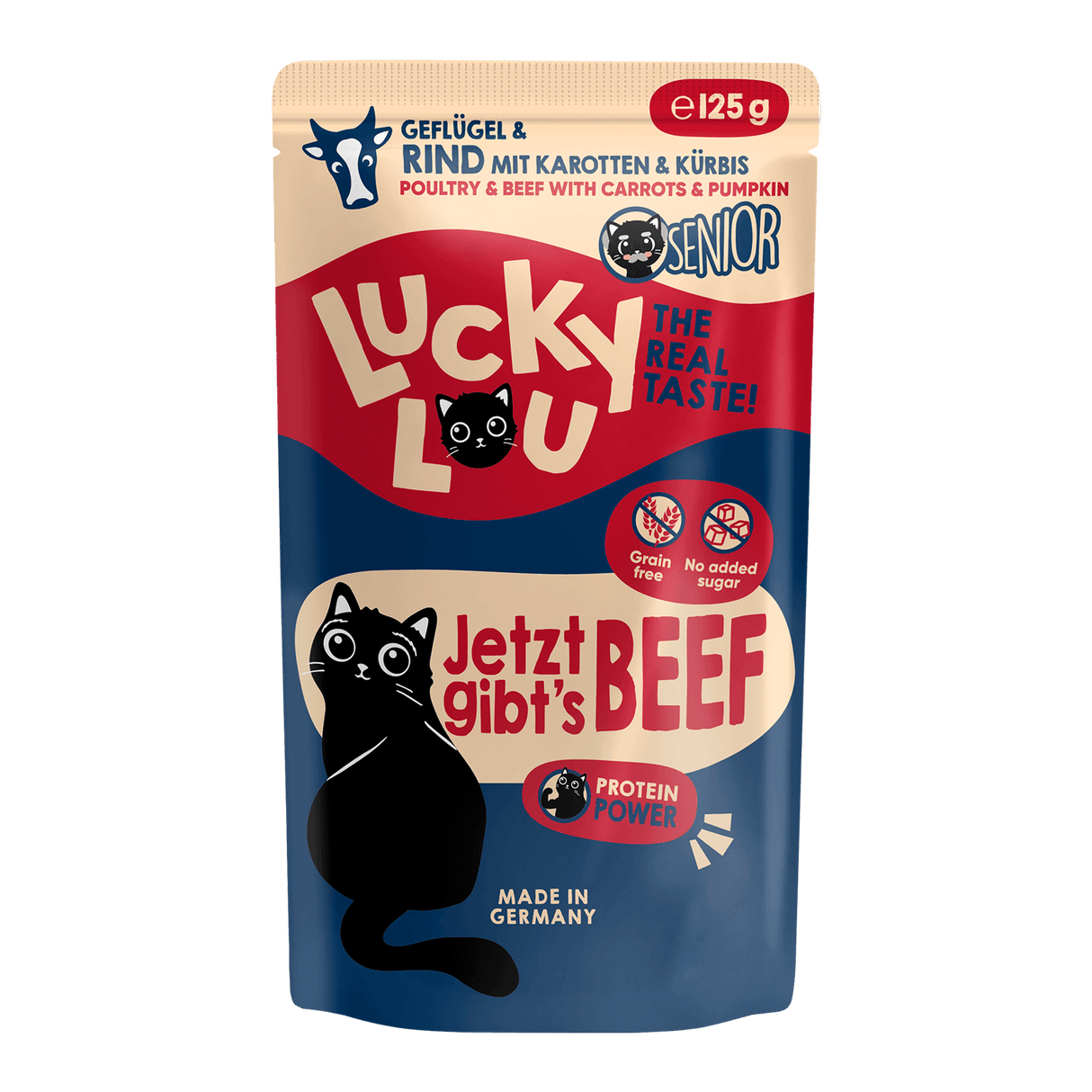 Lucky Lou® Lifestage Senior Geflügel & Rind 125g