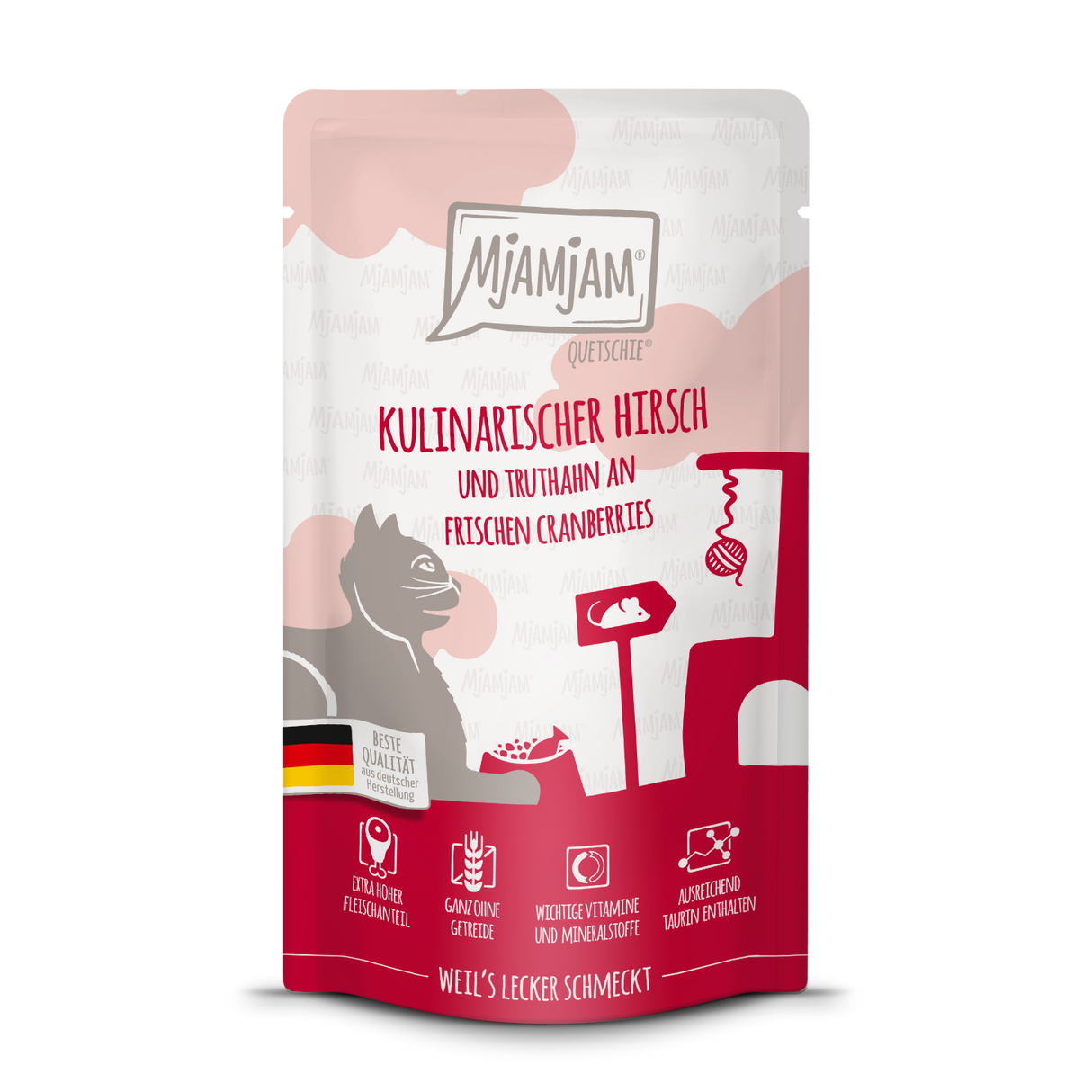MjAMjAM - Quetschie - kulinarischer Hirsch und Truthahn an frischen Cranberries 125g