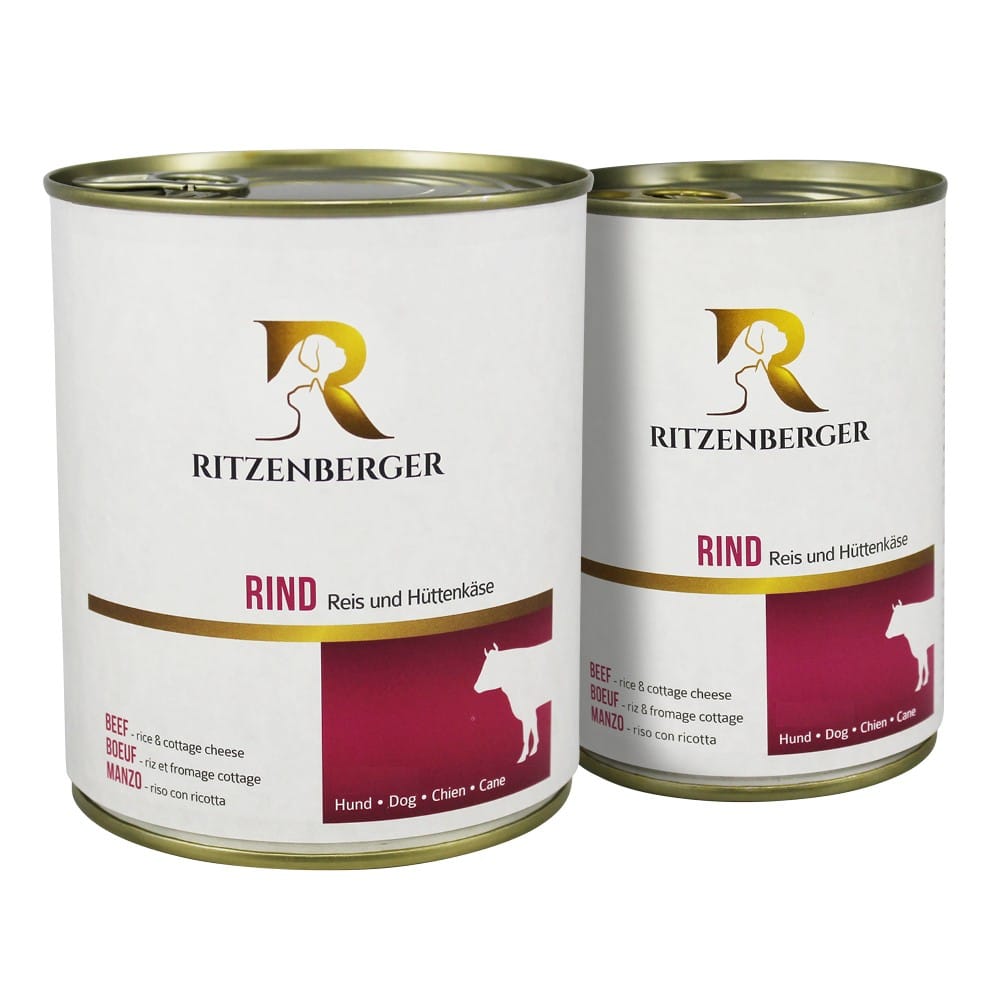 Ritzenberger Rind mit Reis und Hüttenkäse