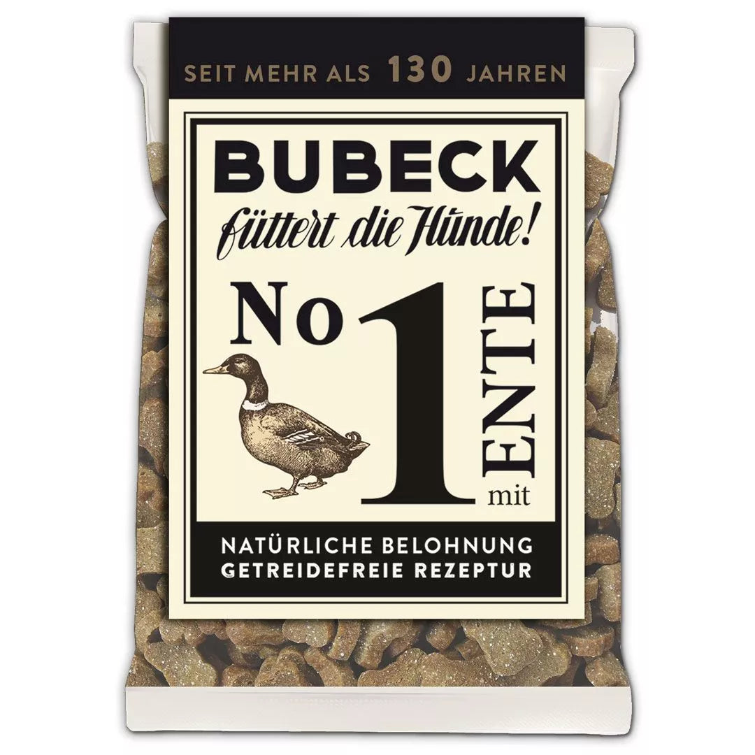 Bubeck No. 1 mit Ente 210g | getreidefreie Hundekuchen