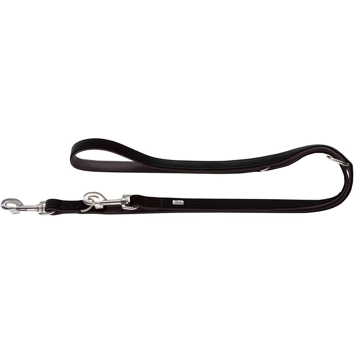 Hunter Verstellbare Führleine Softie 20/200, schwarz