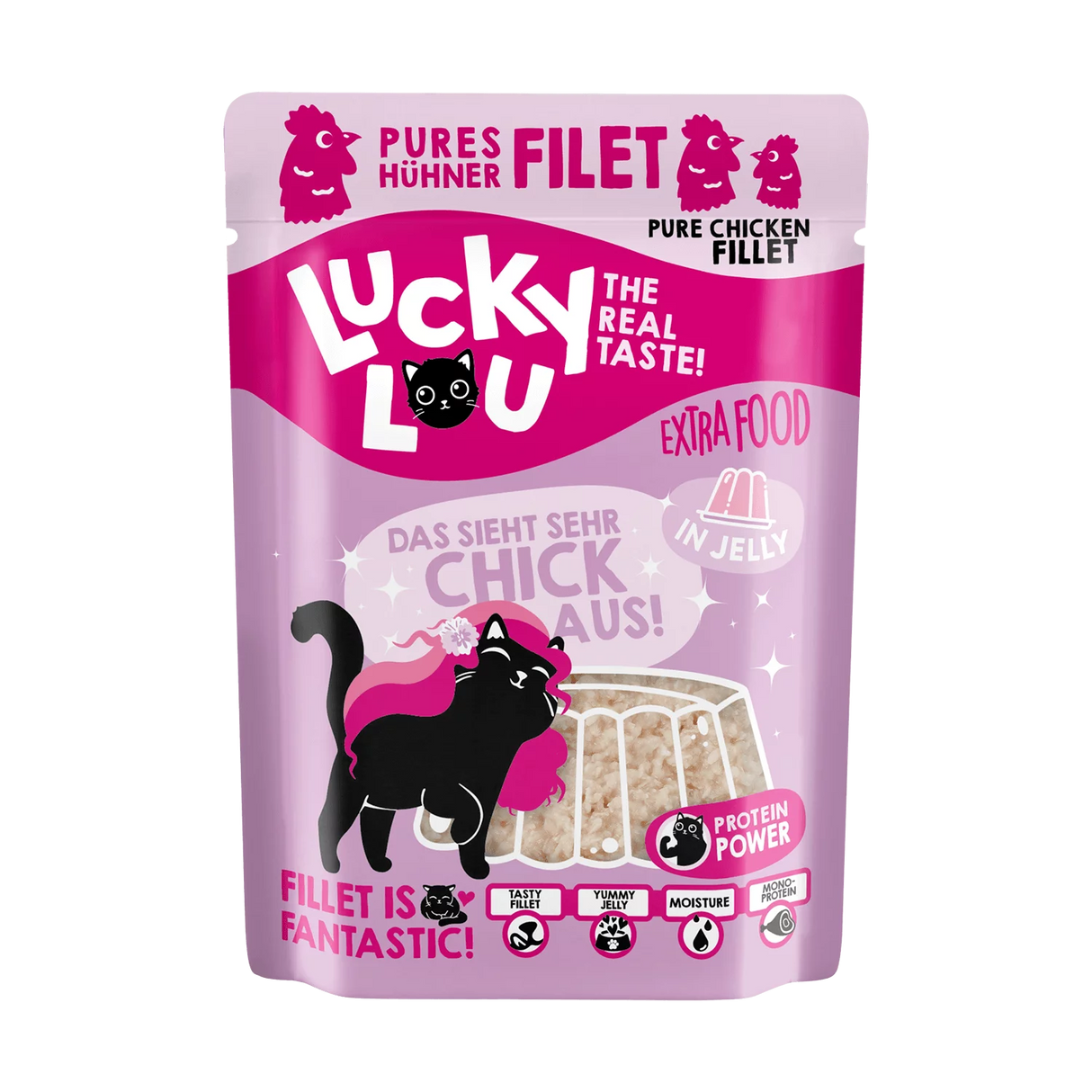 Lucky Lou® Hühnerfilet in Jelly 70g Pouch