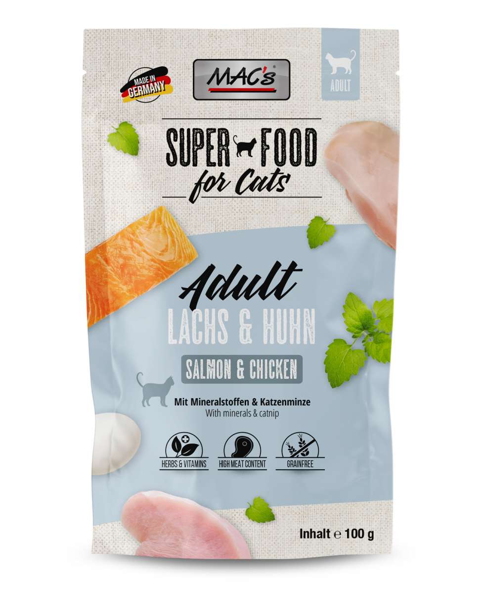 MACs Cat Pouchpack Lachs & Huhn 300g