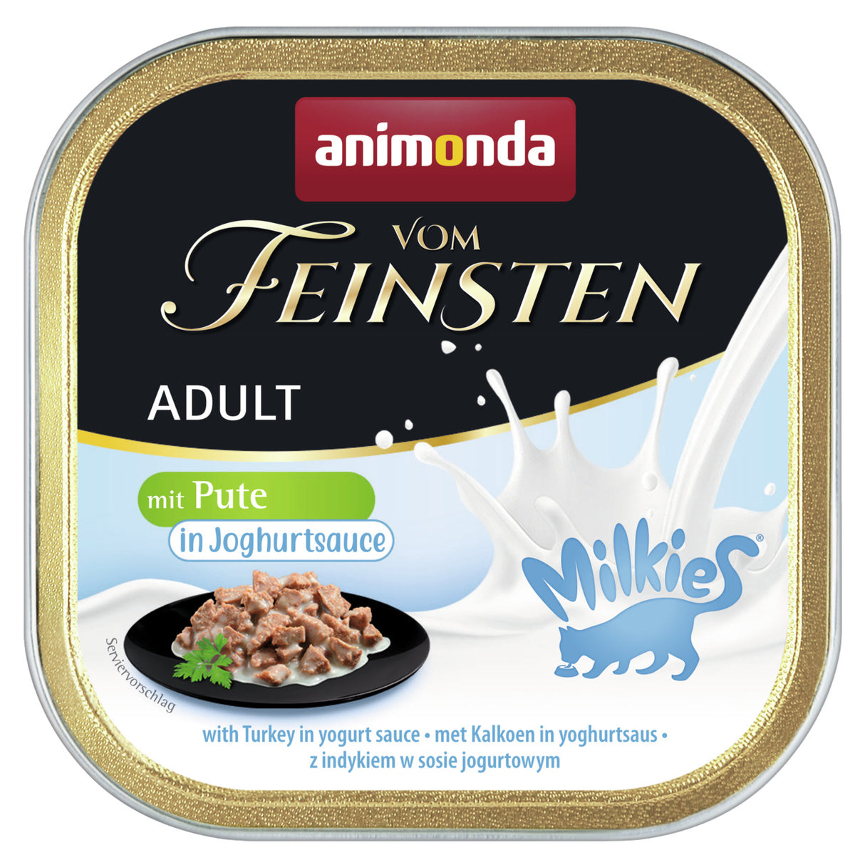 Animonda Vom Feinsten Adult mit Milkies-Sauce mit Pute in Joghurtsauce