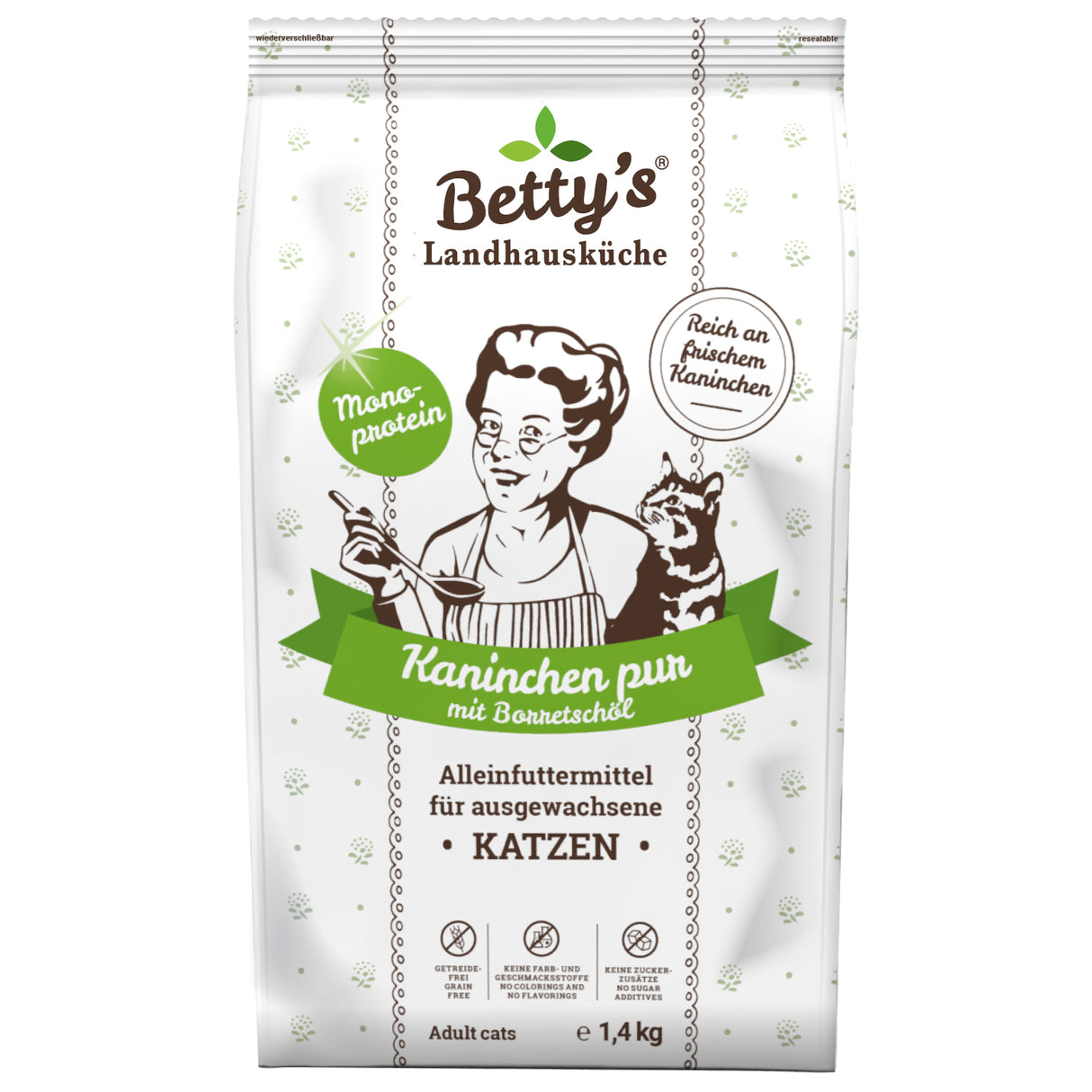 Betty`s Landhausküche Katze Adult Kaninchen pur