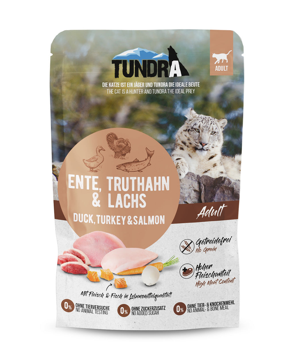 Tundra Cat Pouchpack Ente, Truthahn & Lachs