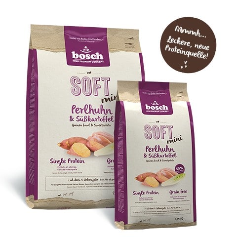 Bosch SOFT MINI Perlhuhn & Süßkartoffel