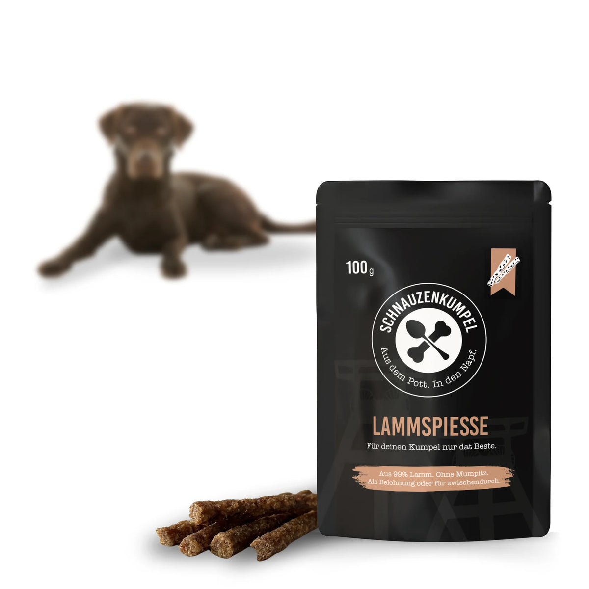 Schnauzenkumpel Lammspiesse