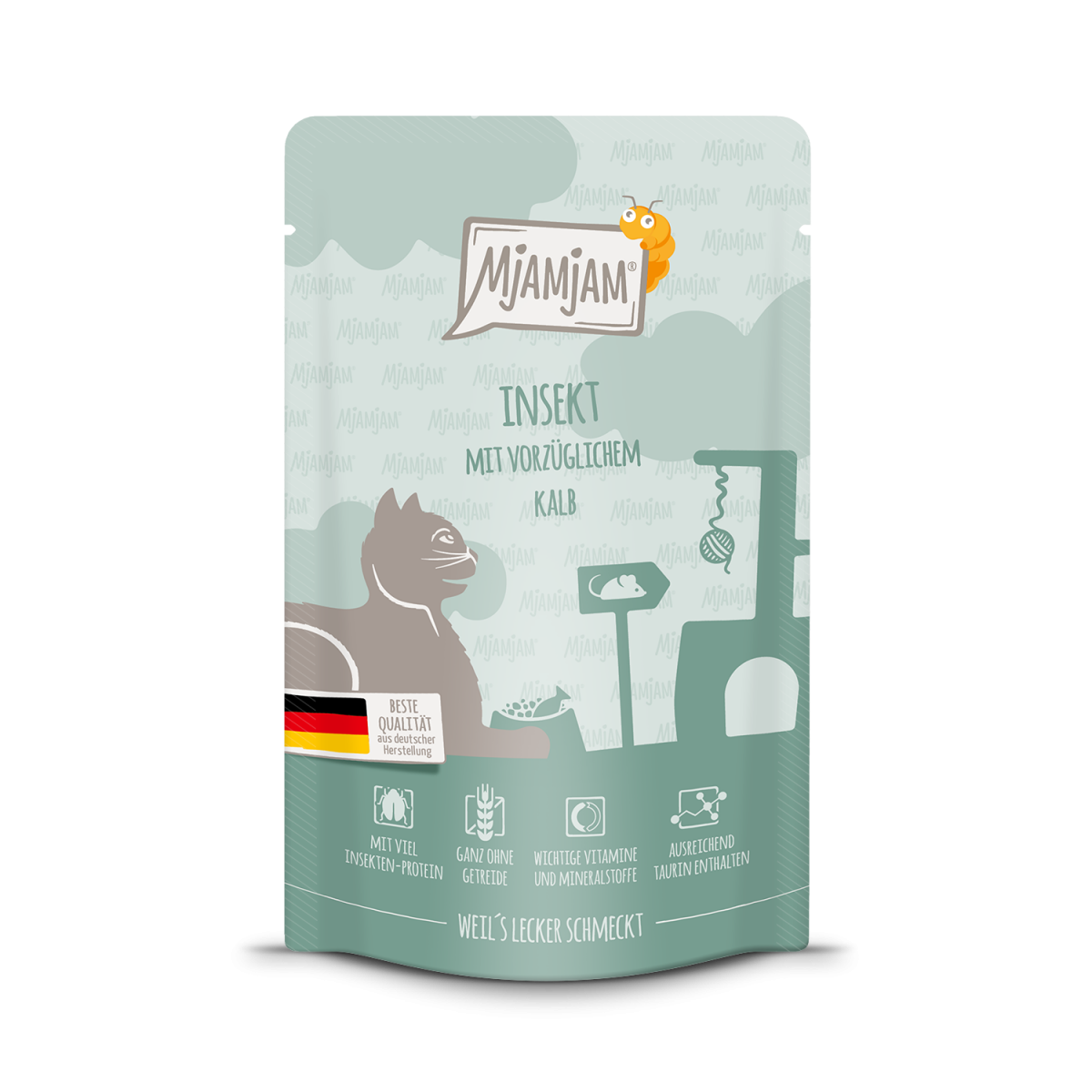 MjAMjAM - Quetschie Insekt mit vorzüglichem Kalb 125g