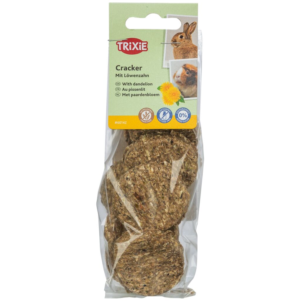 Cracker mit Löwenzahn