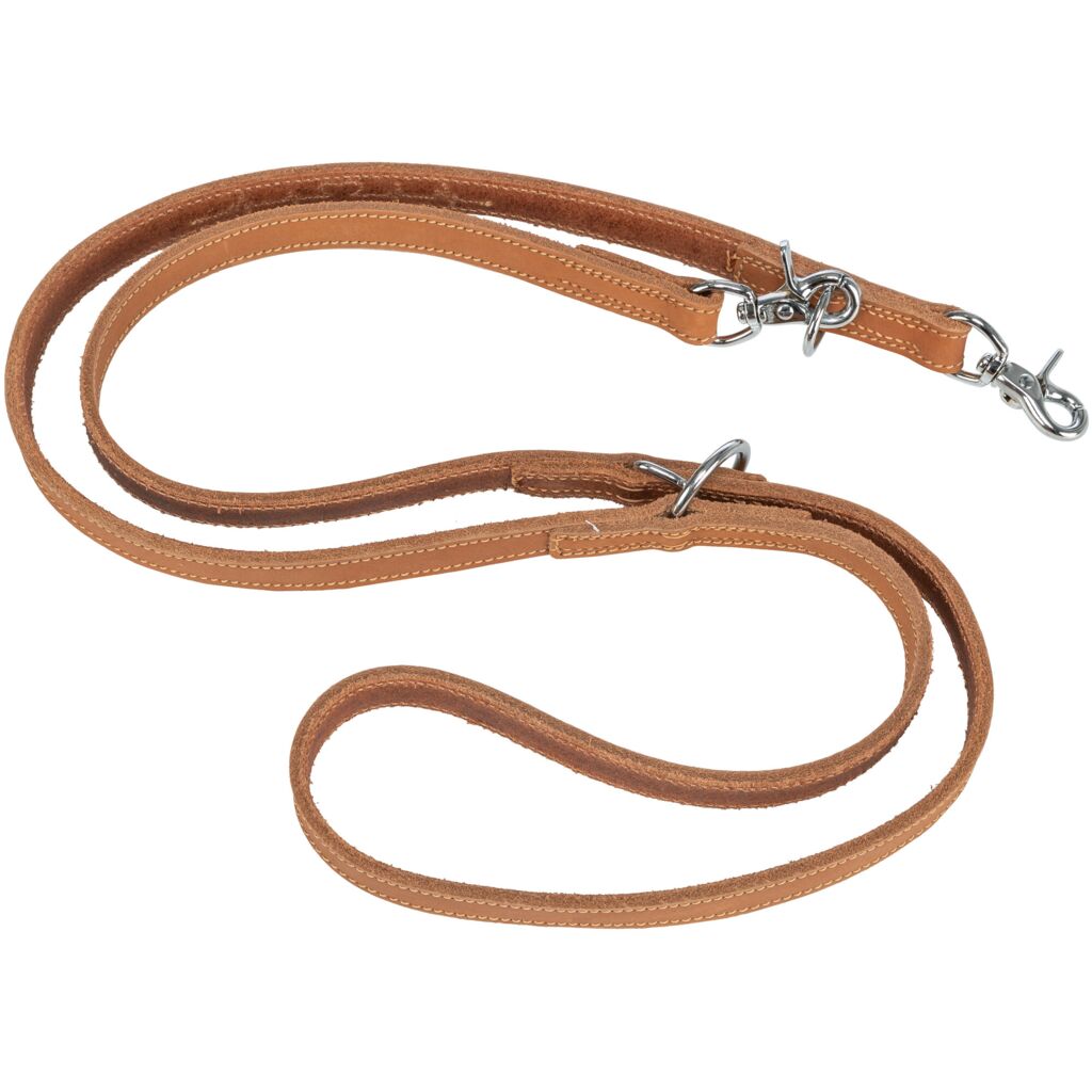 Rustic Fettleder-V-Leine Heartbeat