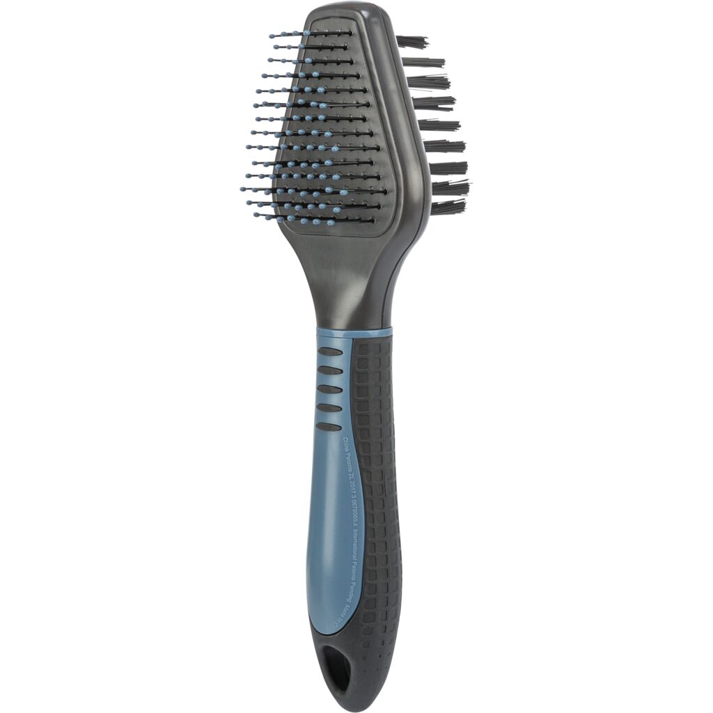 Bürste, beidseitig, Kunststoff/Nylon-&Drahtborsten