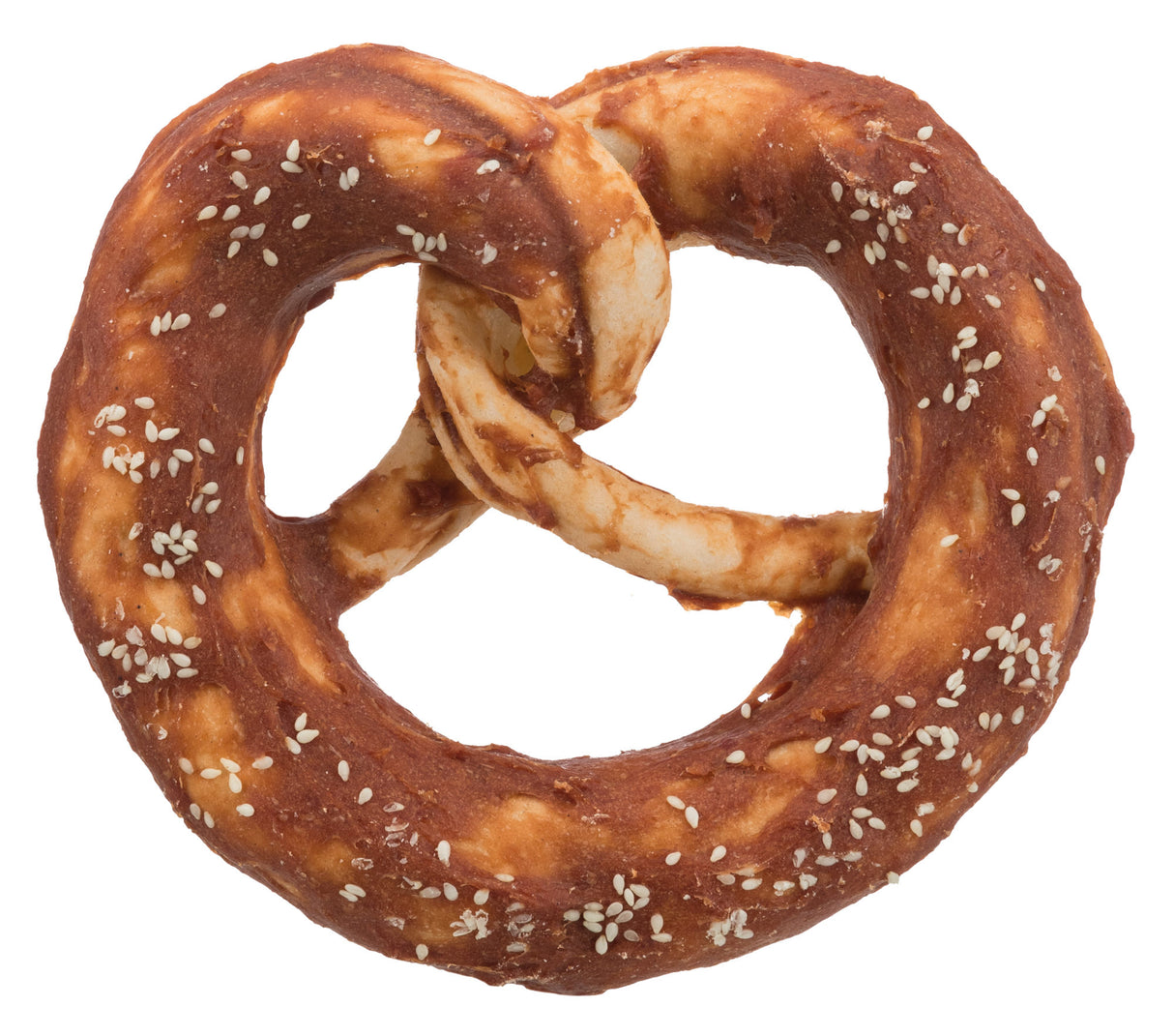 Trixie Sparpaket Denta Fun Pretzel mit Ente 25 Stück ø 15 cm / 140 g