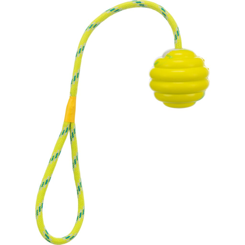 Wellenball am Seil, Naturgummi