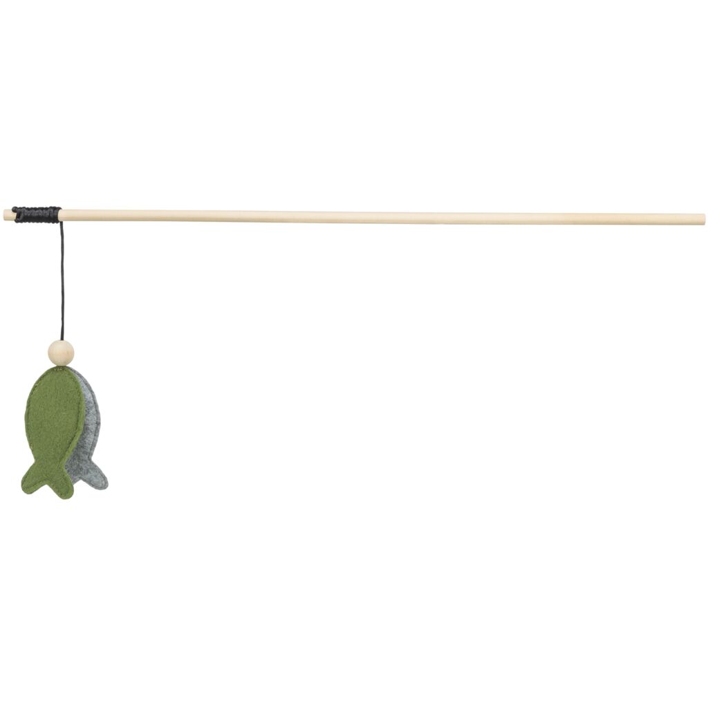 Spielangel Fisch, Holz/Filz, Katzenminze