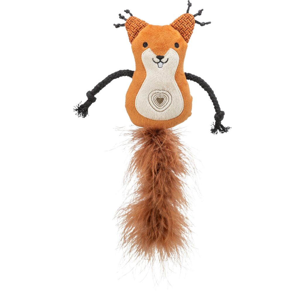 Eichhörnchen, Plüsch/Feder, Katzenminze