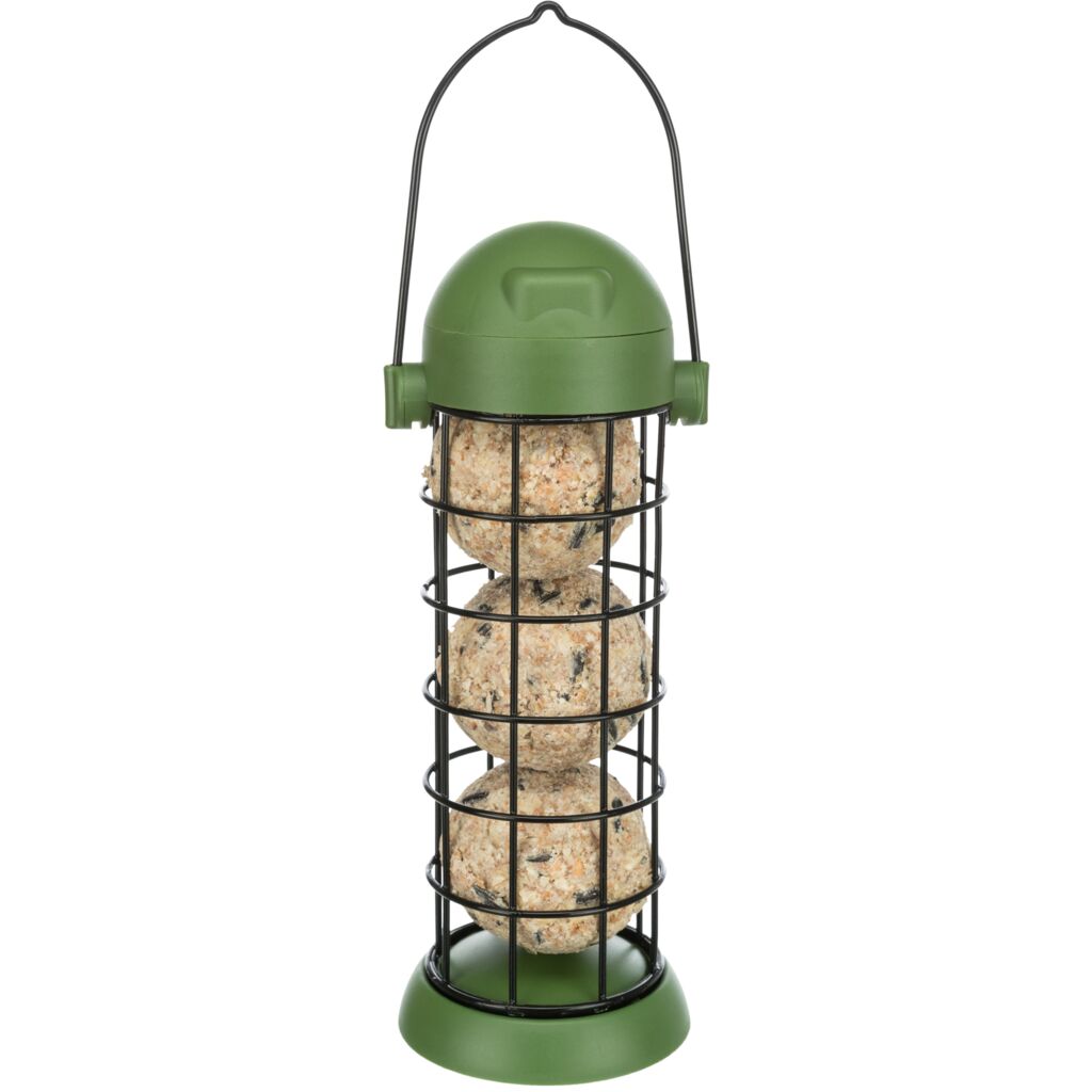 Meisenknödelhalter/Dach, 3 Knödel, Metall/Kunstst.