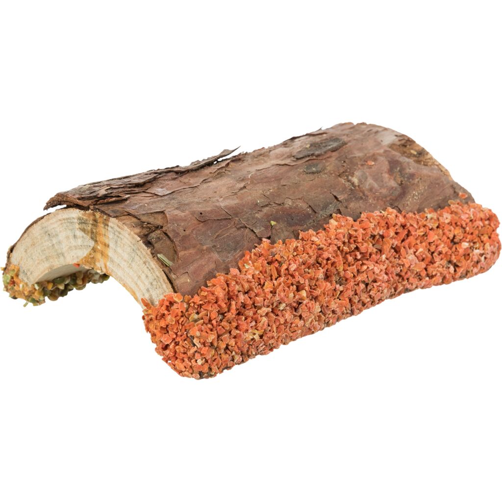 Brücke mit Gemüse, Rindenholz