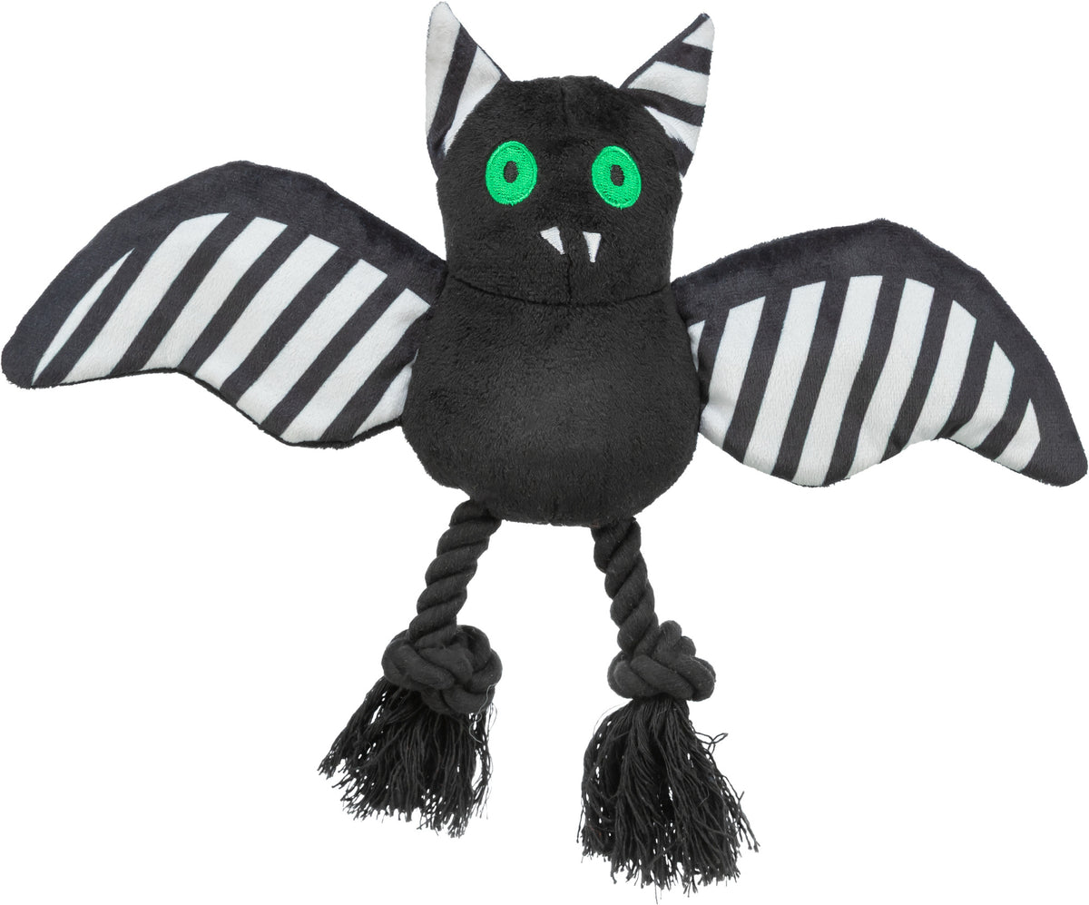 Trixie Fledermaus mit Seil, Halloween, 27 cm, schwarz/weiß