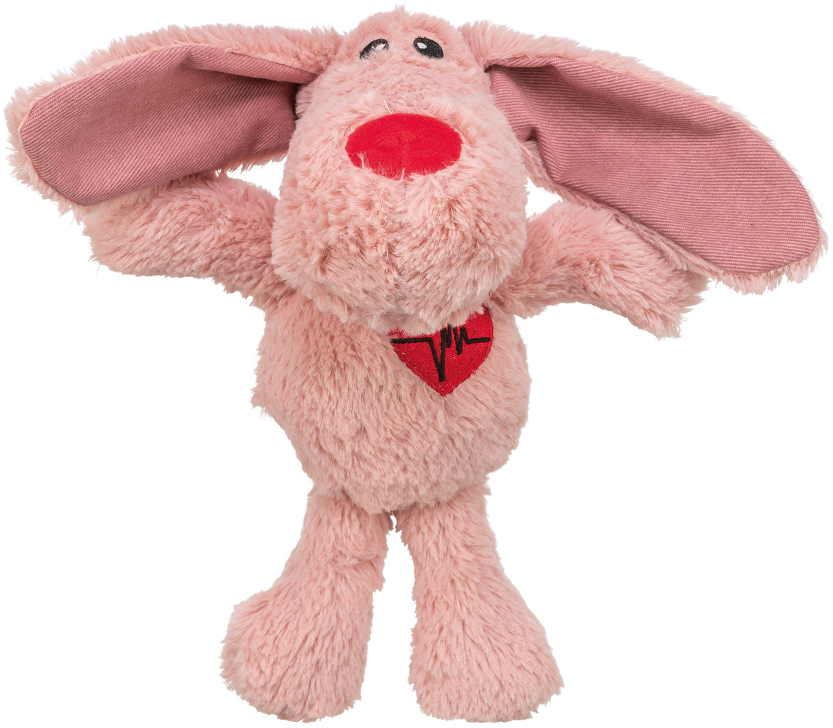 Hund Valentinstag, 28 cm, rosa