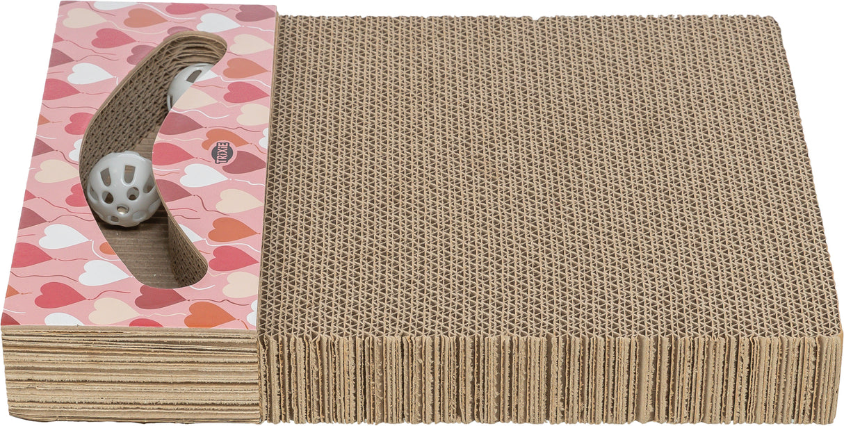 Kratzpappe, eckig, 38 × 5 × 30 cm