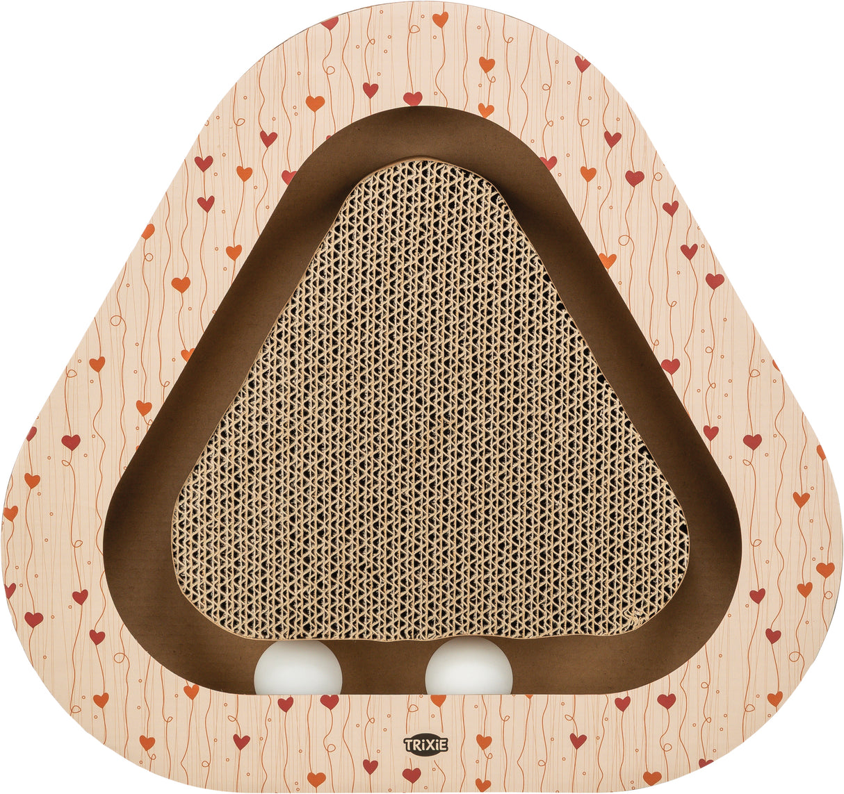 Kratzpappe, dreieckig, 36 × 5 × 36/36 cm