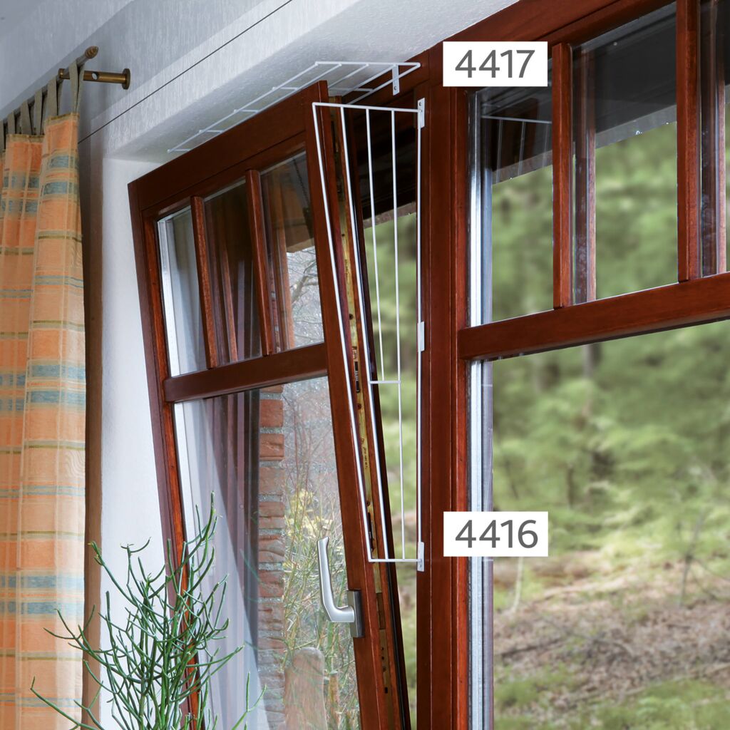 Schutzgitter für Fenster, oben/unten