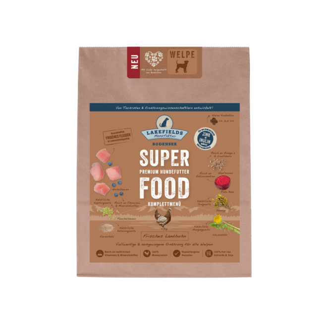 Lakefields SUPERFOOD Huhn für Welpen