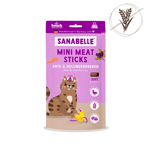 Sanabelle Mini Meat Sticks Ente & Holunderbeeren