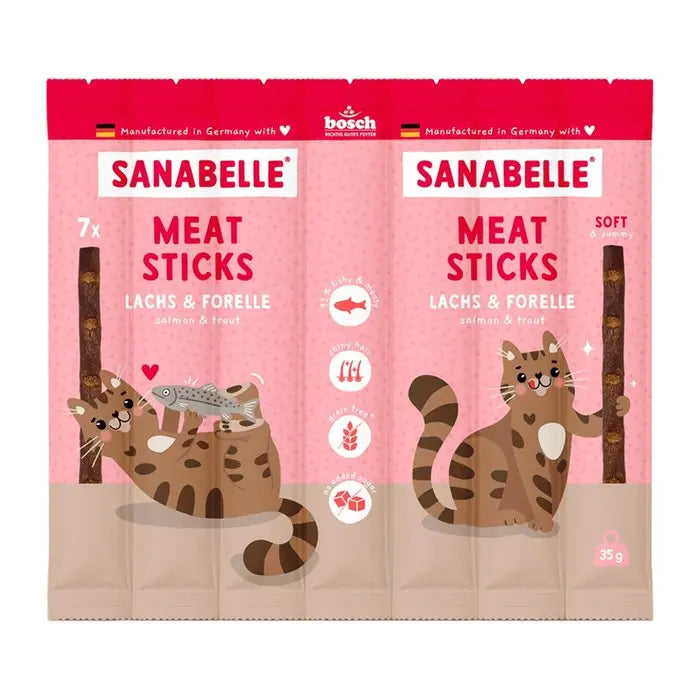 Sanabelle Meat Sticks Lachs & Forelle