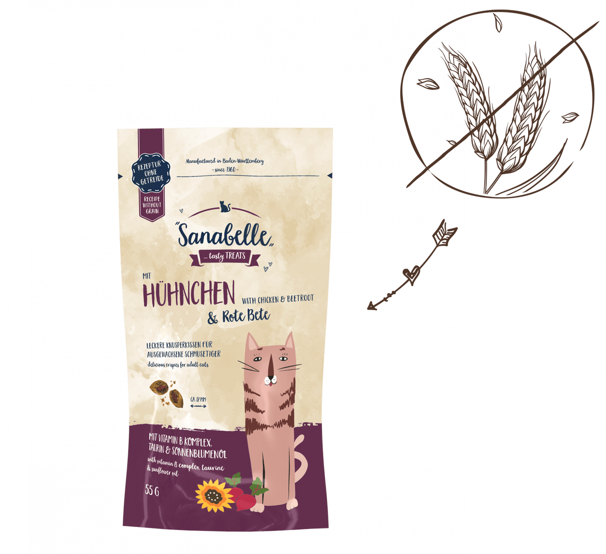 Sanabelle Knusperkissen Huhn & Rote Beete
