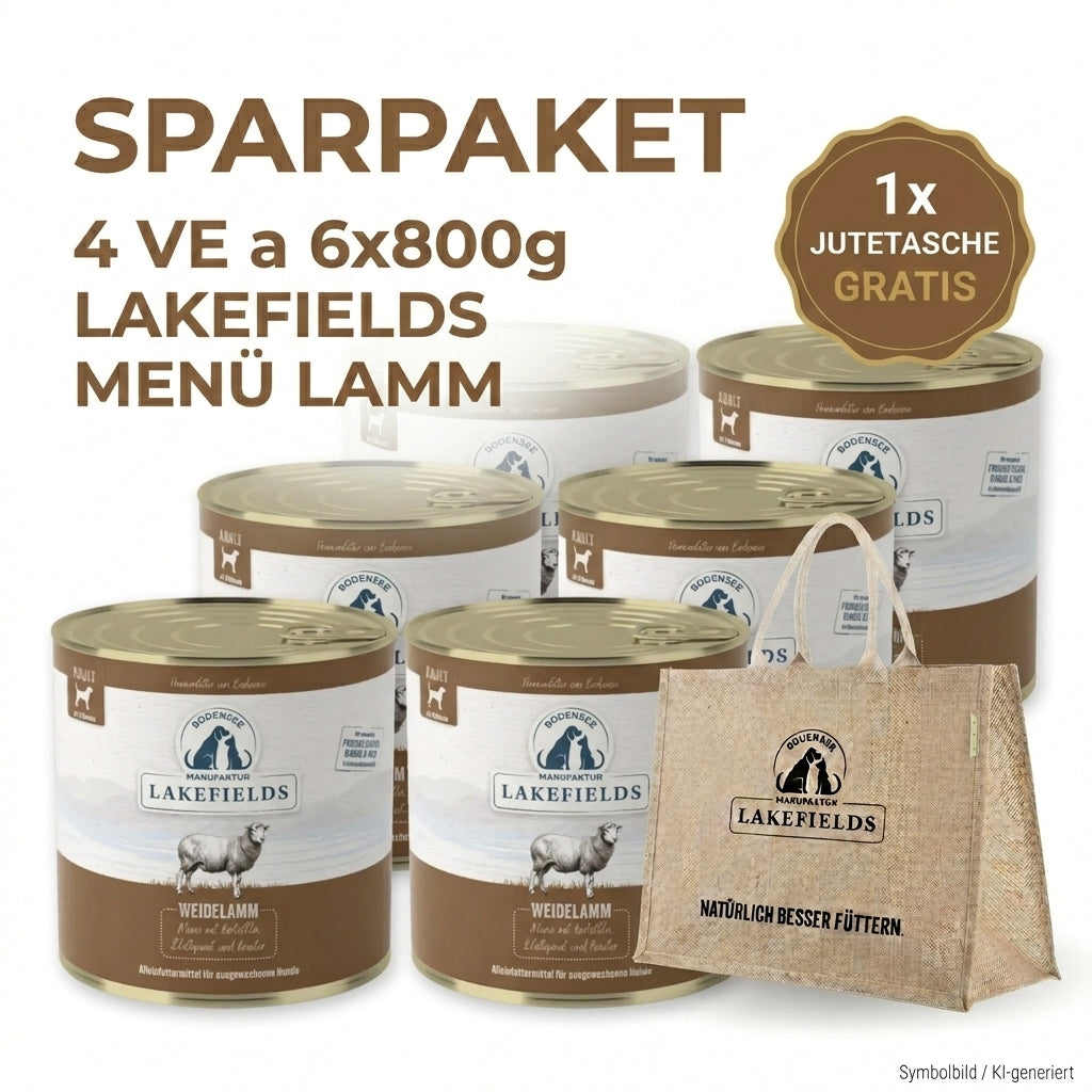 Sparpaket Lakefields Lamm Gratis Jutetasche