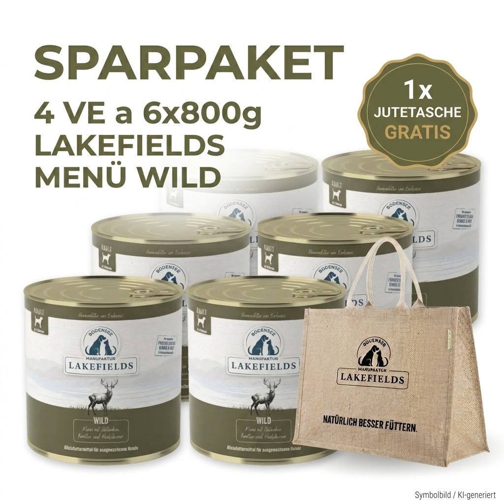 Sparpaket Lakefields Wild Gratis Jutetasche