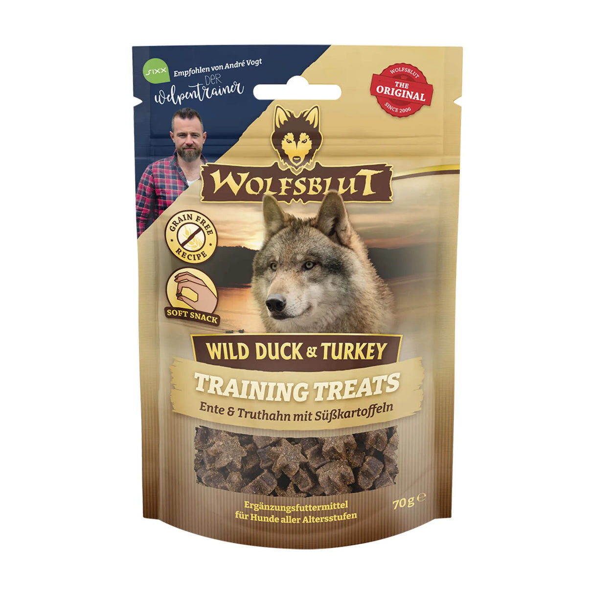 Wolfsblut Treats Wild Duck & Turkey - Ente, Truthahn und Süßkartoffel