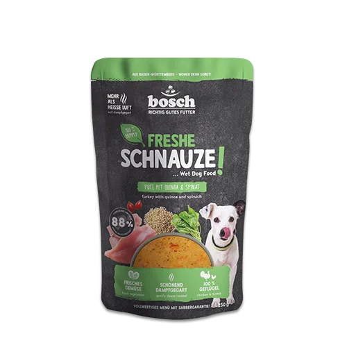 Freshe Schnauze Pute mit Quinoa & Spinat