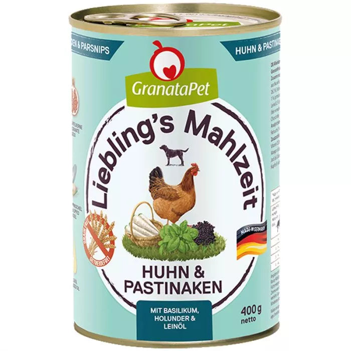 Granatapet Liebling ́s Mahlzeit Huhn & Pastinaken