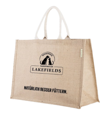 Lakefields Jutetasche