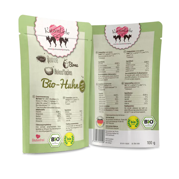 Katzenliebe Bio-Huhn mit Bio-Quinoa