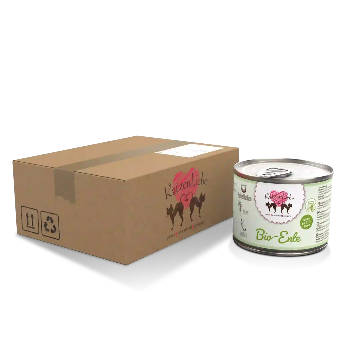 Katzenliebe Bio-Ente mit Bio-Zucchini