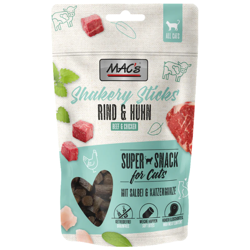MACs Cat Shakery Sticks Rind & Huhn