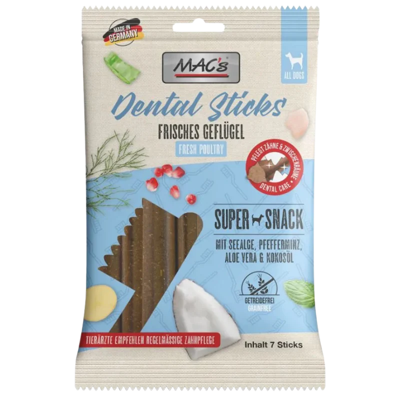MAC's Dog Dental Sticks Geflügel