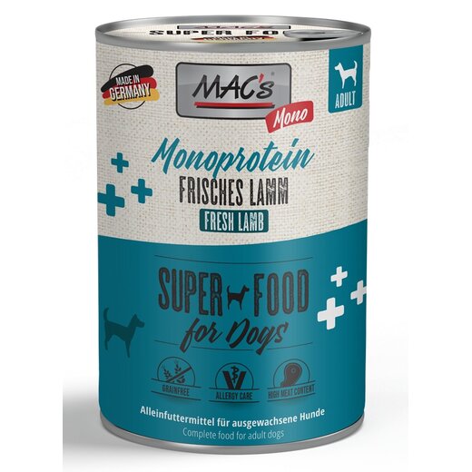 Macs Dog Mono Sensitive Lamm
