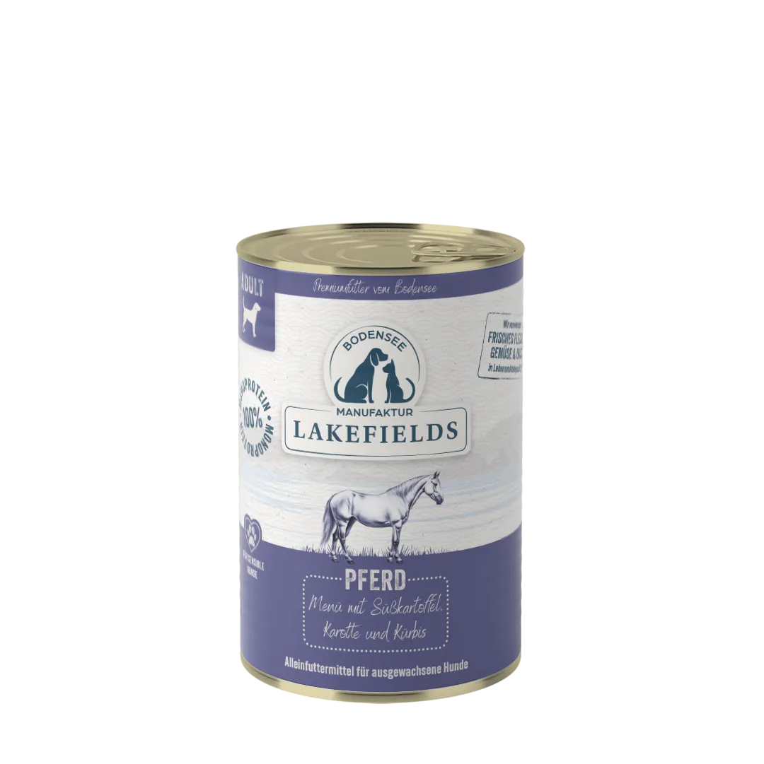 Lakefields Nassfutter-Menü Pferd