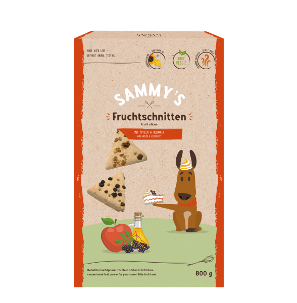 Bosch Sammy´s Fruchtschnitten mit Äpfeln & Holunder