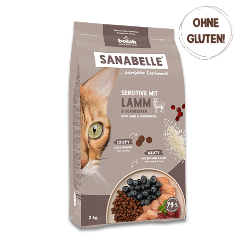 Sanabelle Sensitive mit Lamm & Blaubeeren
