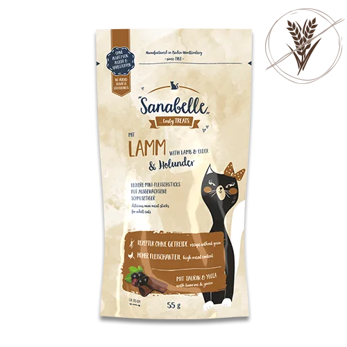 Sanabelle Cat Sticks Lamm & Holunder