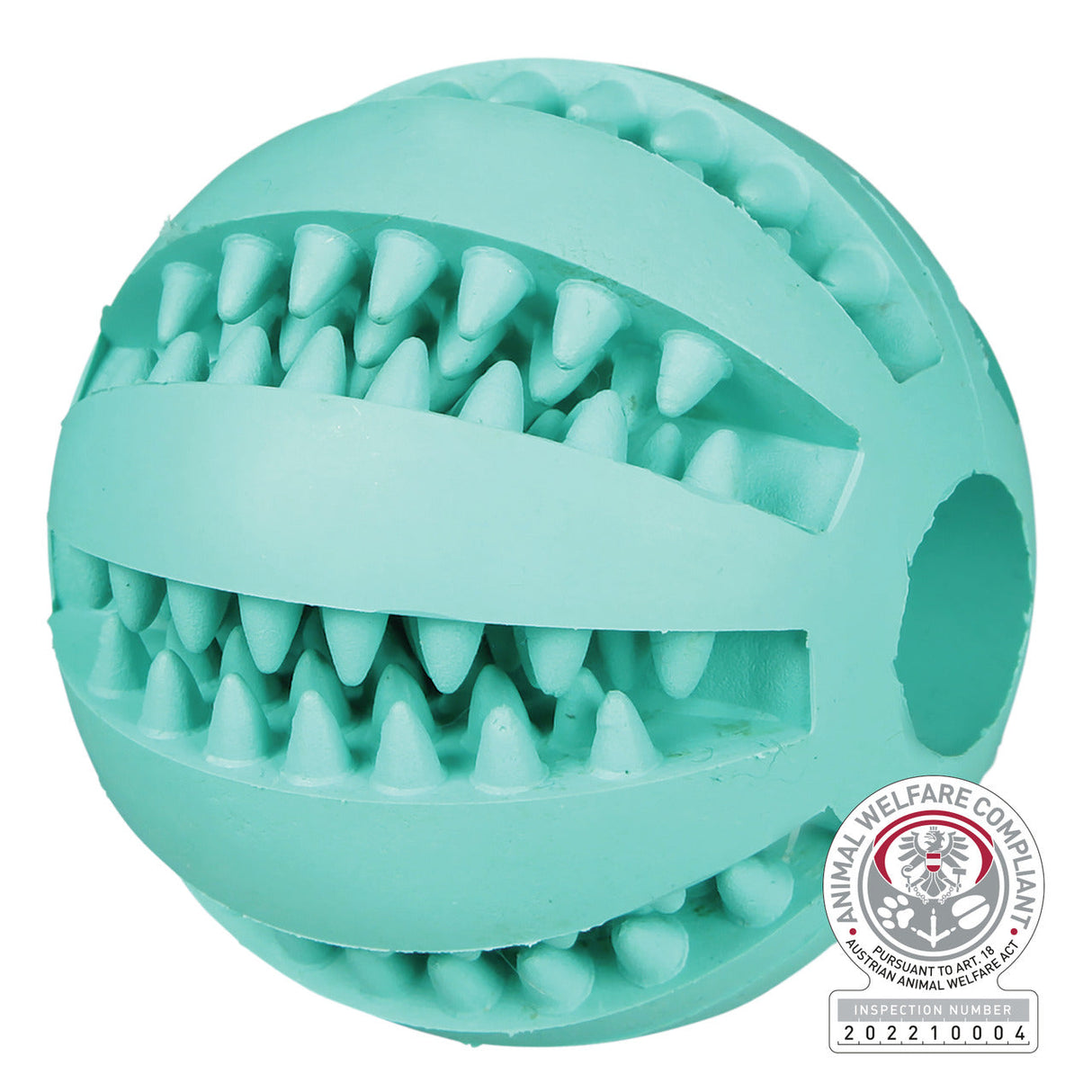 Denta Fun Ball, Minzgeschmack, Naturgummi