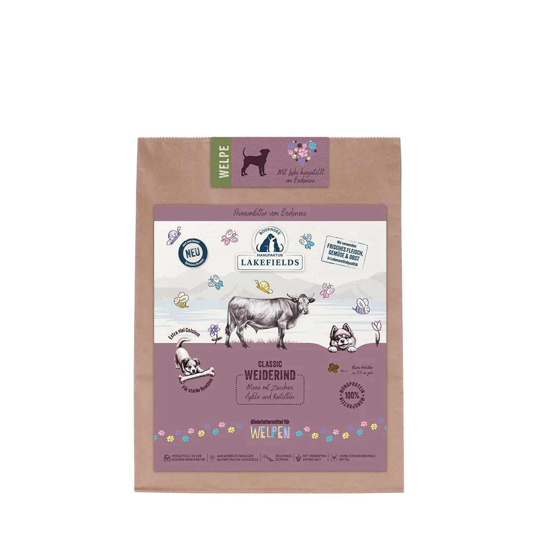 Lakefields Menü Welpen-Rind
