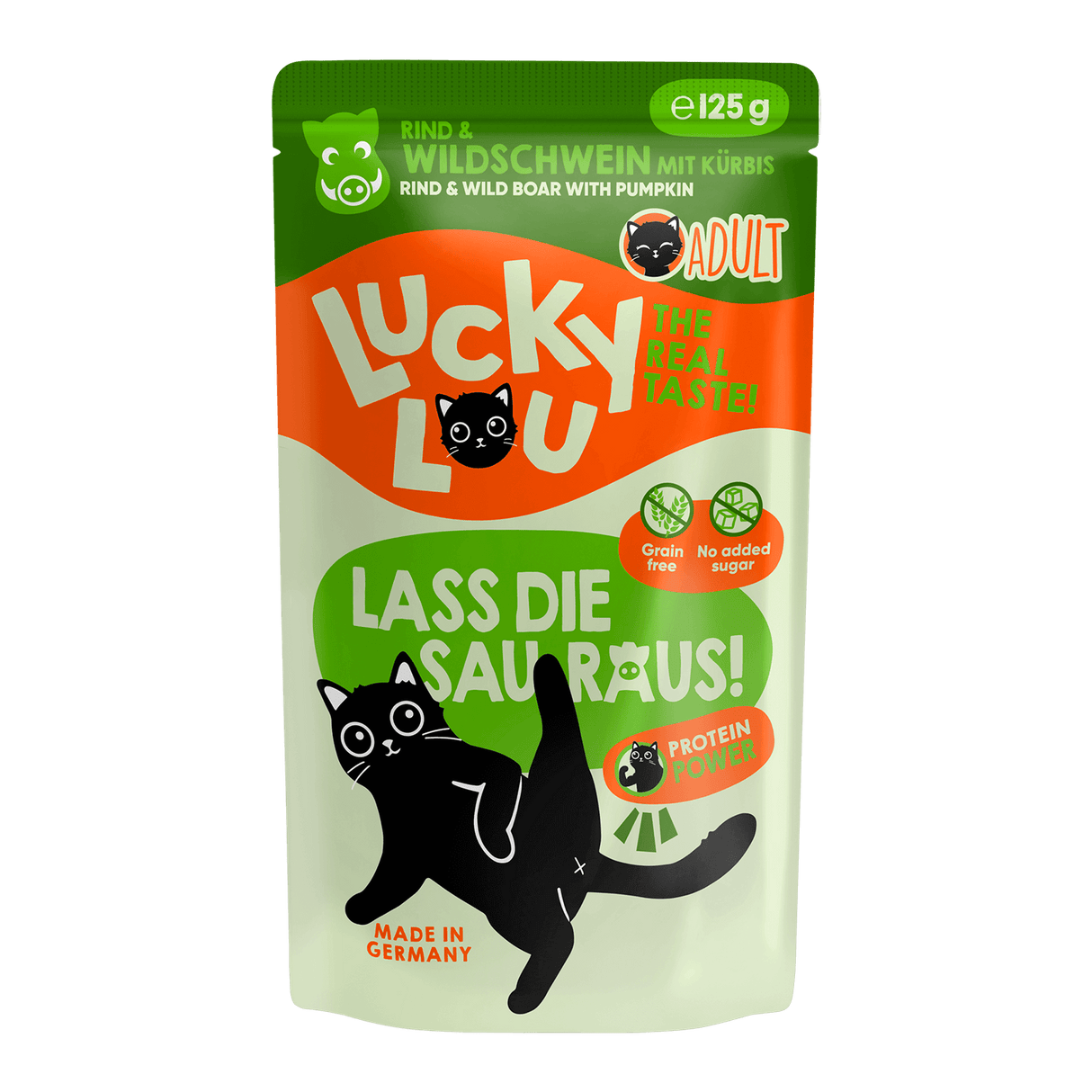 Lucky Lou® Lifestage Adult Rind & Wildschwein 125g