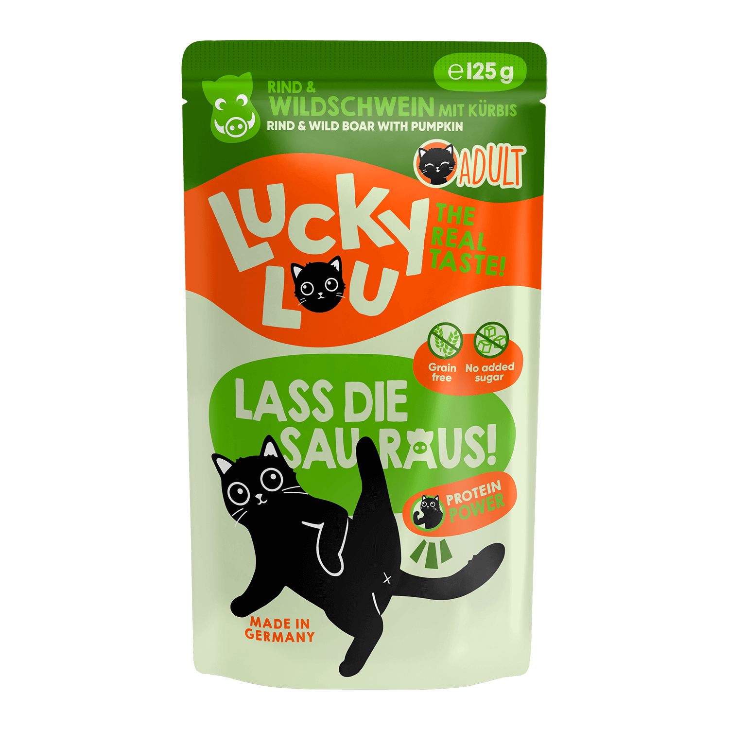 Lucky Lou® Lifestage Adult Rind & Wildschwein 125g